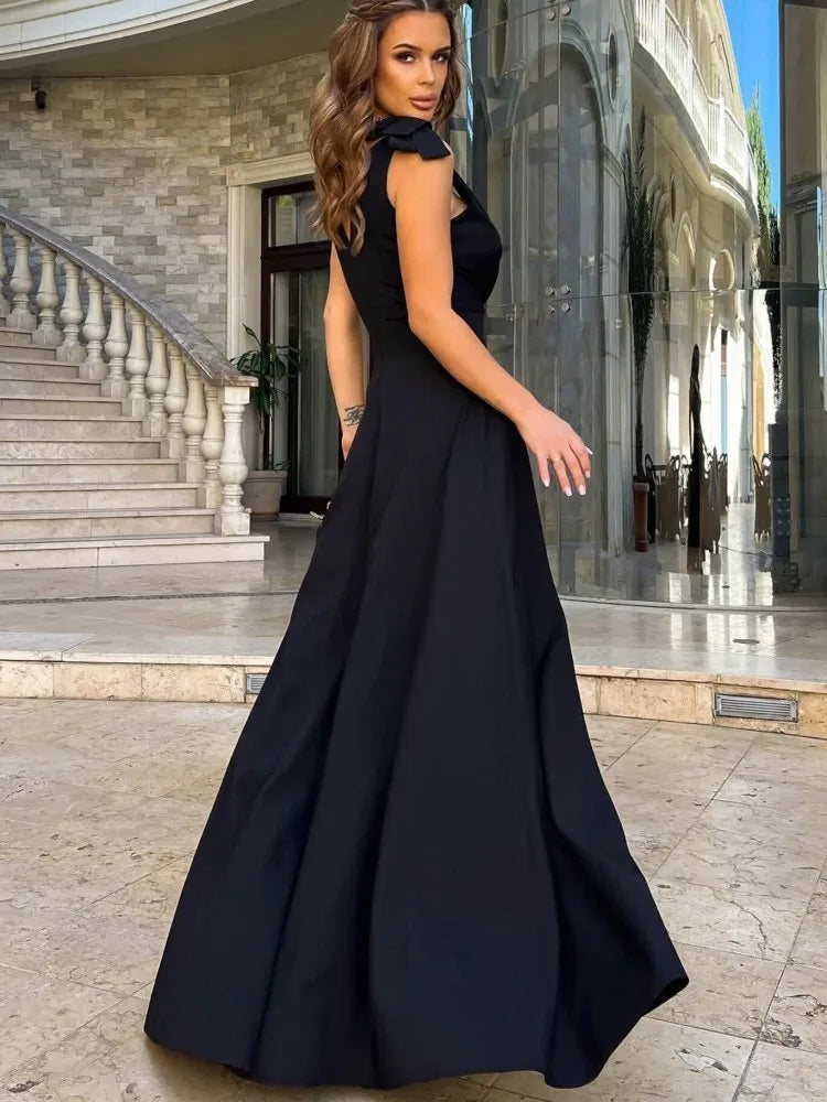 Geraldine | Elegant Evening Gown Maxi Dress