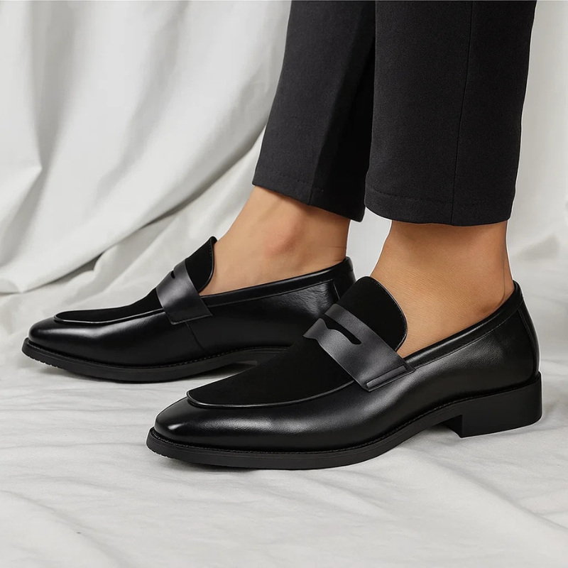 Riviera Leather Penny Loafers