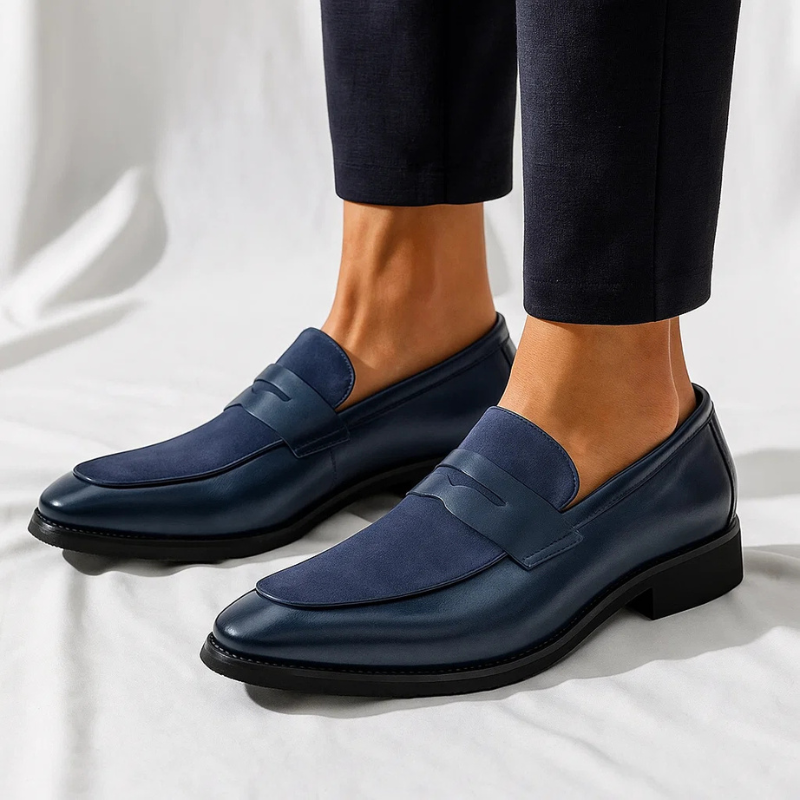 Riviera Leather Penny Loafers