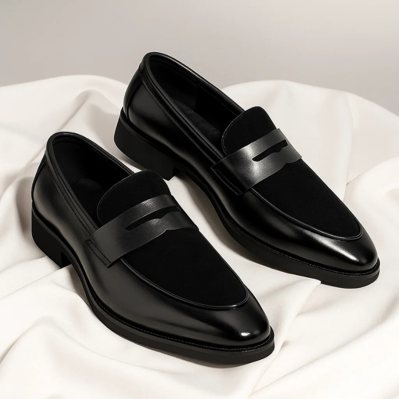 Riviera Leather Penny Loafers