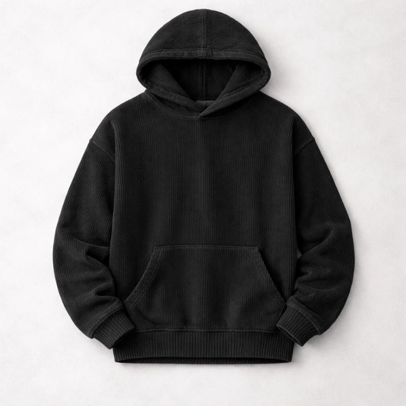 Corduroy Comfort Hoodie