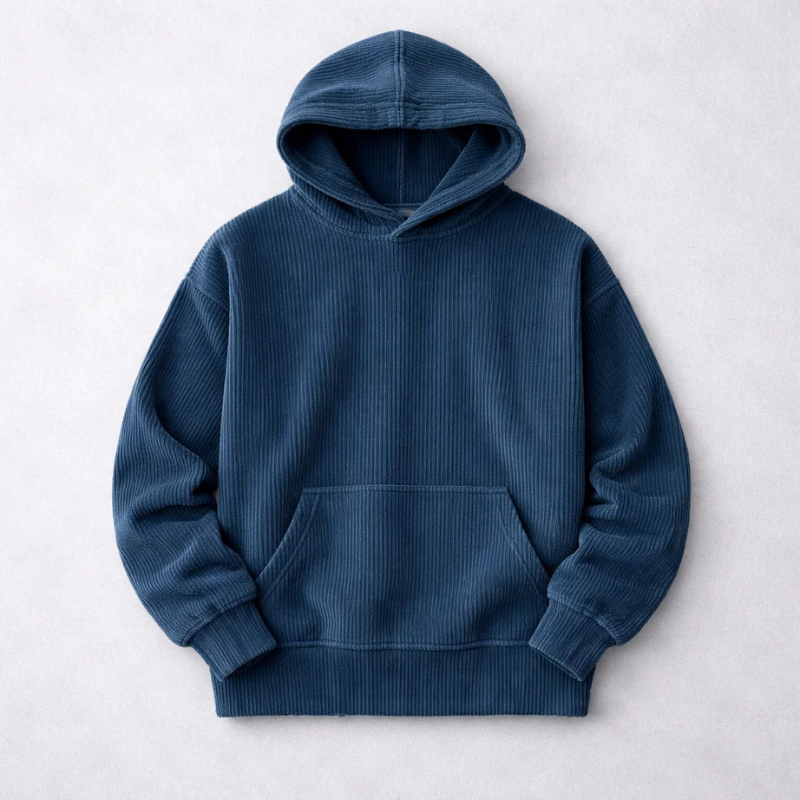 Corduroy Comfort Hoodie