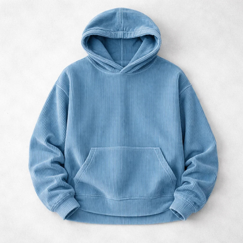 Corduroy Comfort Hoodie