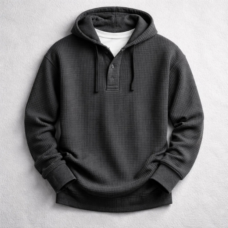 Canyon Waffle Knit Hoodie