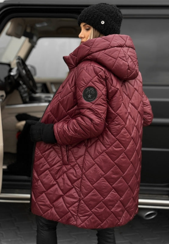 Magda | Quilted Coat with Hood for Winter