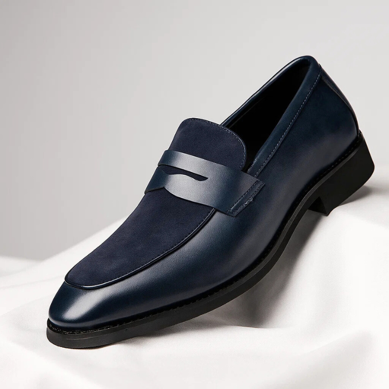 Riviera Leather Penny Loafers