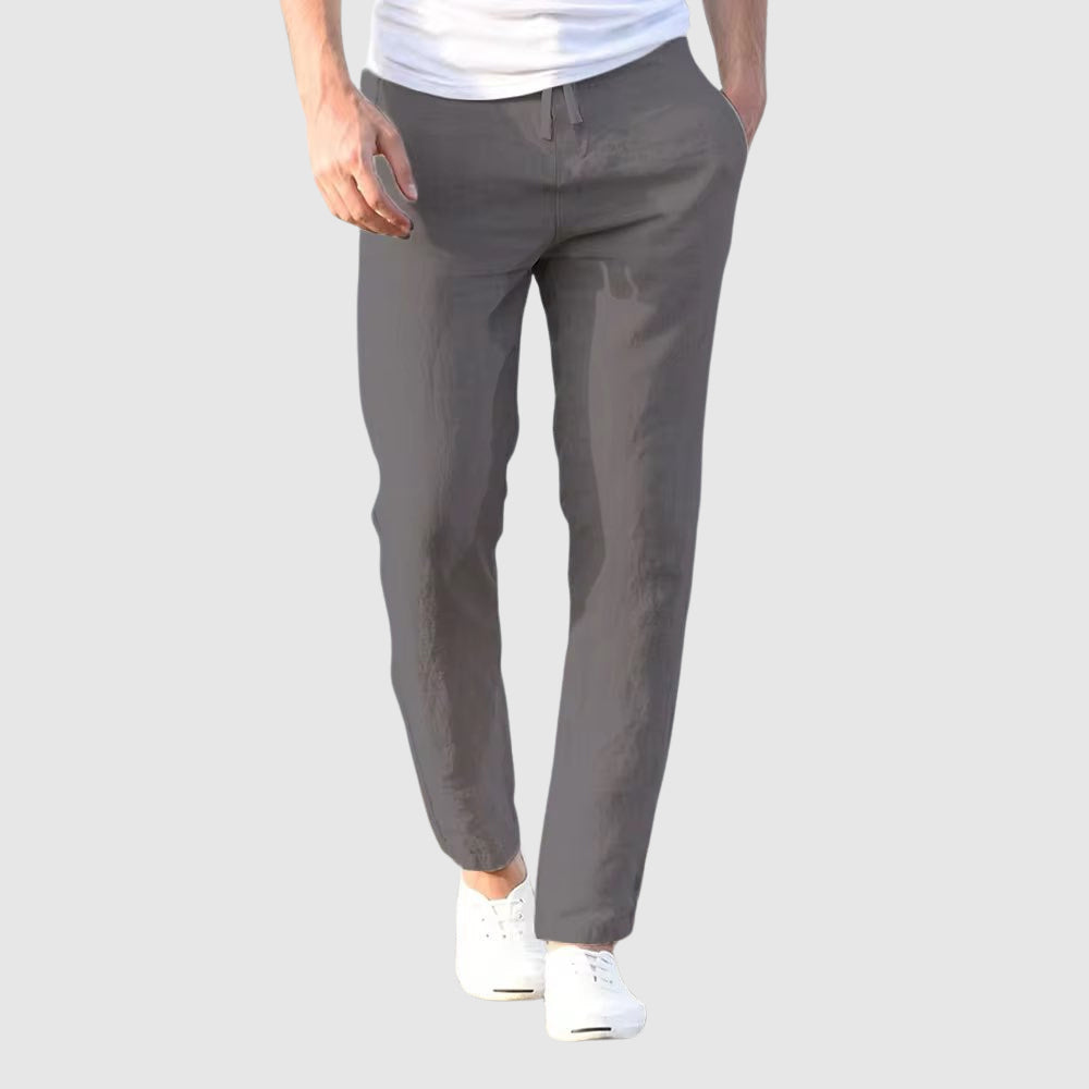 Coastal Ease Linen Trousers