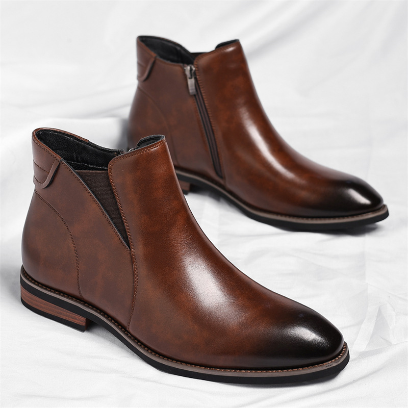 Kingsley Leather Chelsea Boots