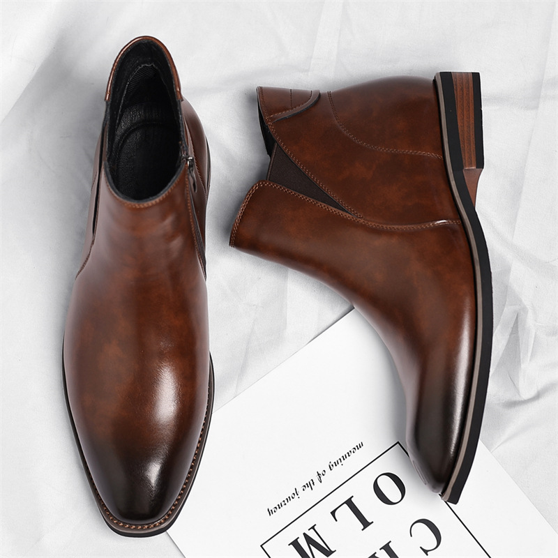 Kingsley Leather Chelsea Boots