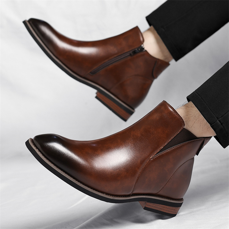 Kingsley Leather Chelsea Boots