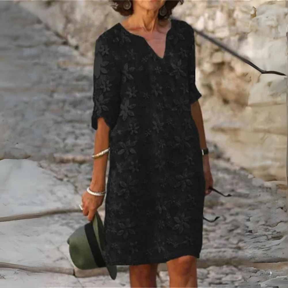 Fiorina | Elegant Comfortable Floral Dress