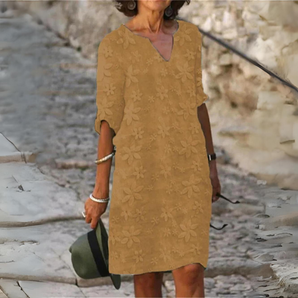 Fiorina | Elegant Comfortable Floral Dress