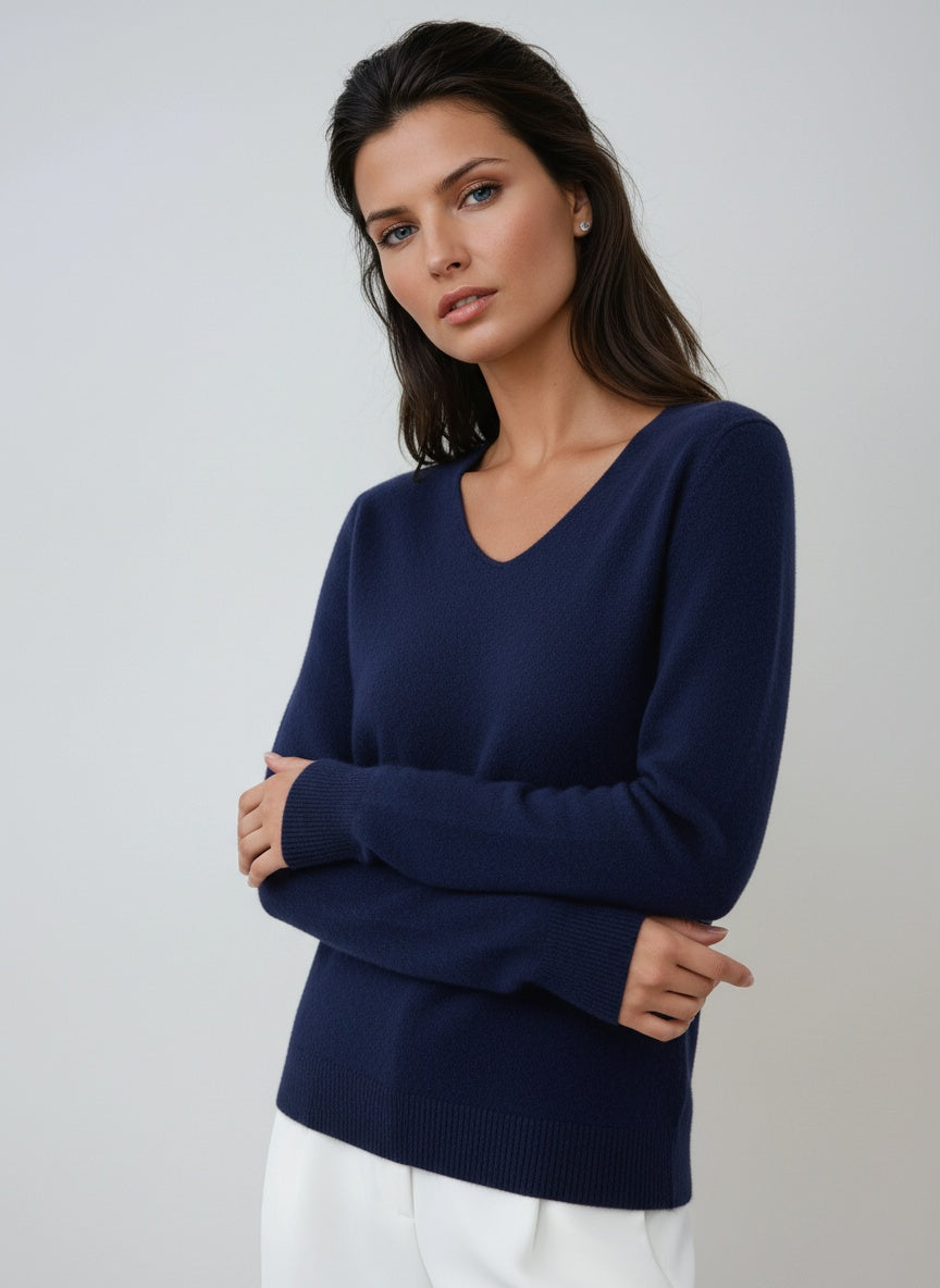 Vivienne | V-Neck Long Sleeve