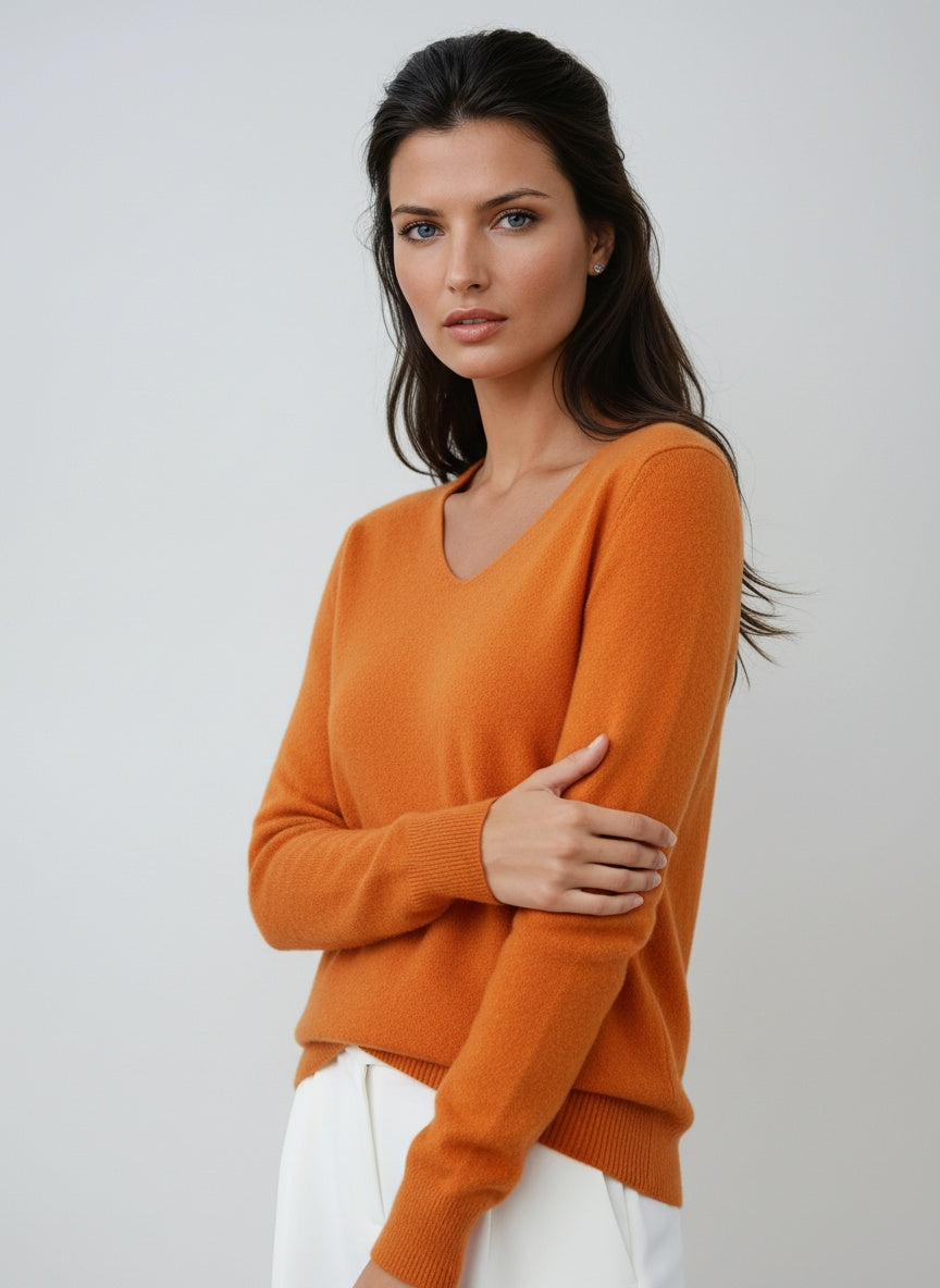 Vivienne | V-Neck Long Sleeve