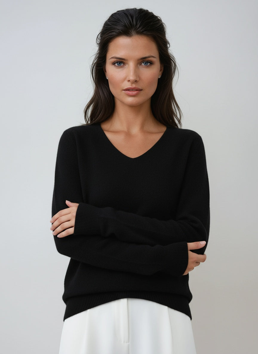 Vivienne | V-Neck Long Sleeve