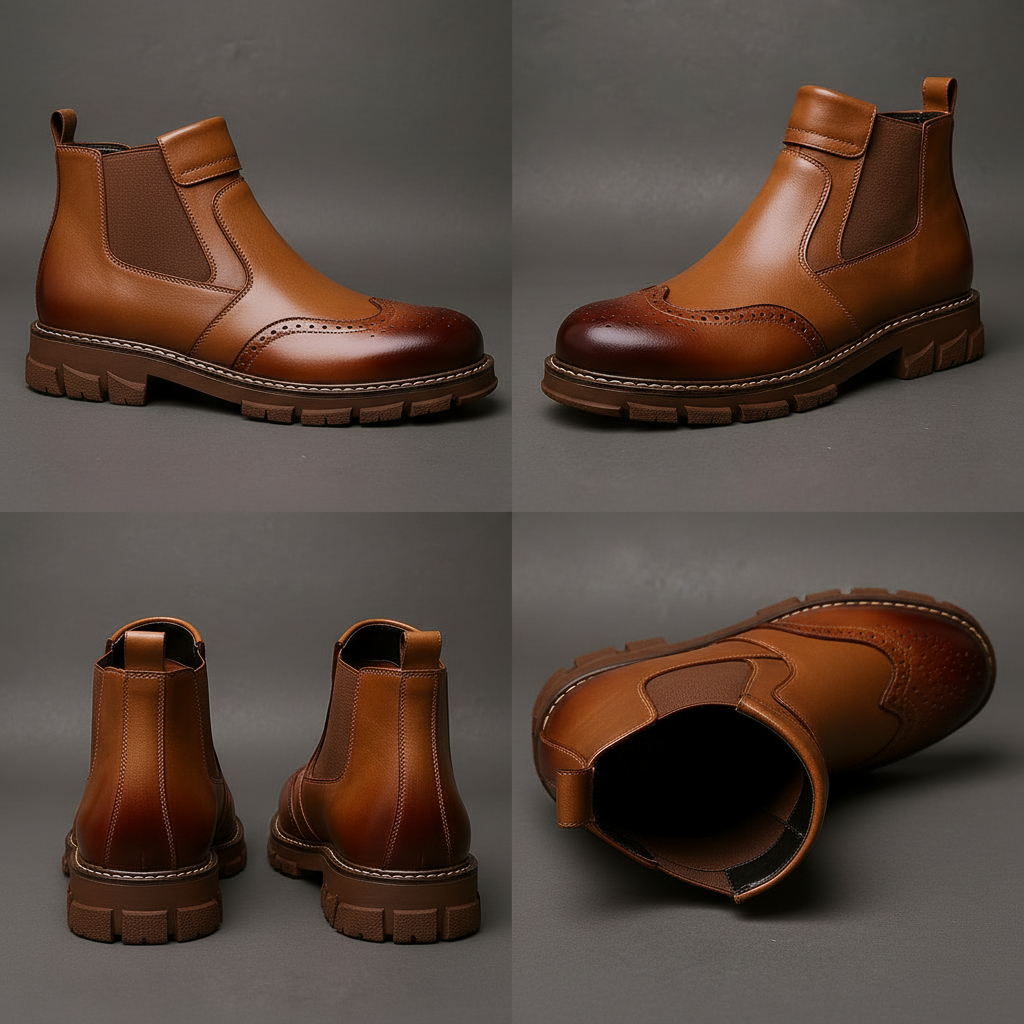 Firenze Leather Chelsea Boots