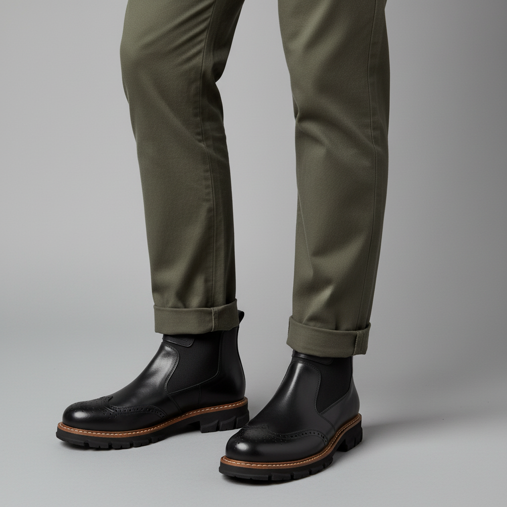 Firenze Leather Chelsea Boots