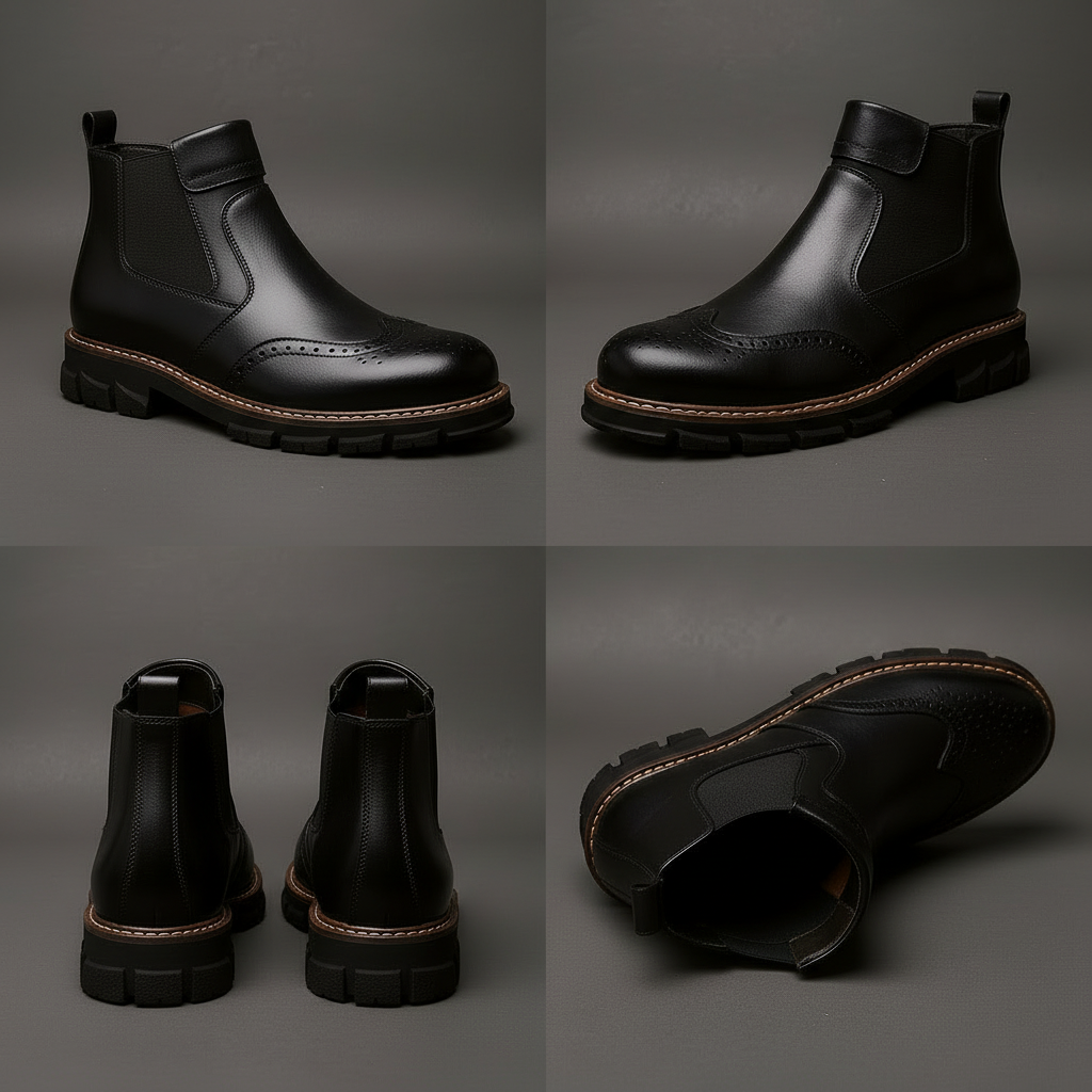 Firenze Leather Chelsea Boots