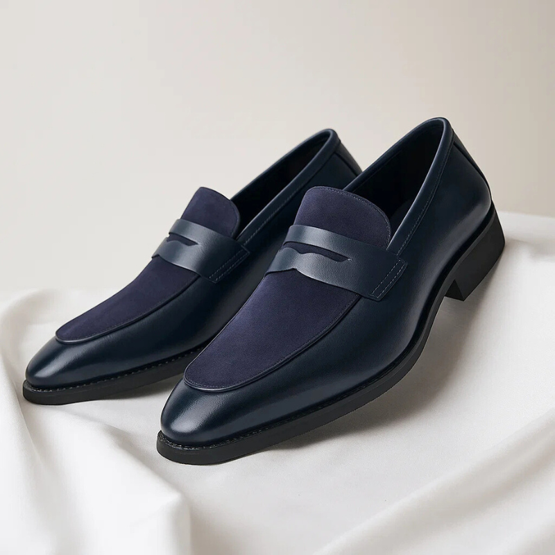 Riviera Leather Penny Loafers