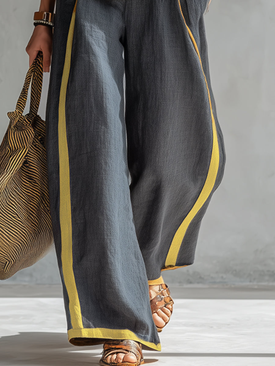 Leila | Elegant Cotton and Linen Suit