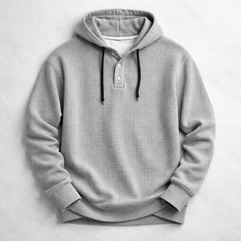 Canyon Waffle Knit Hoodie