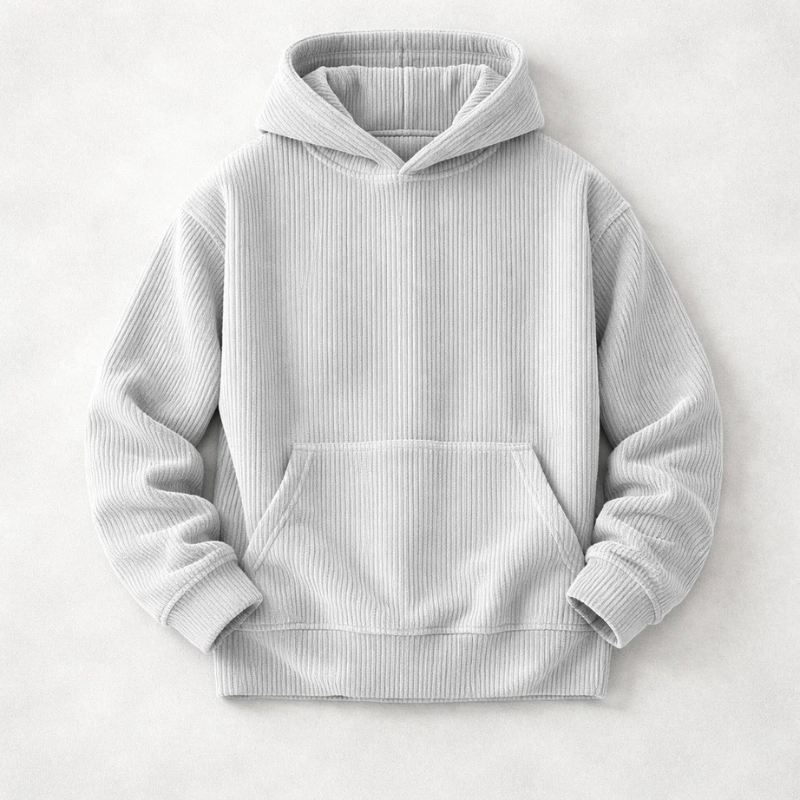 Corduroy Comfort Hoodie