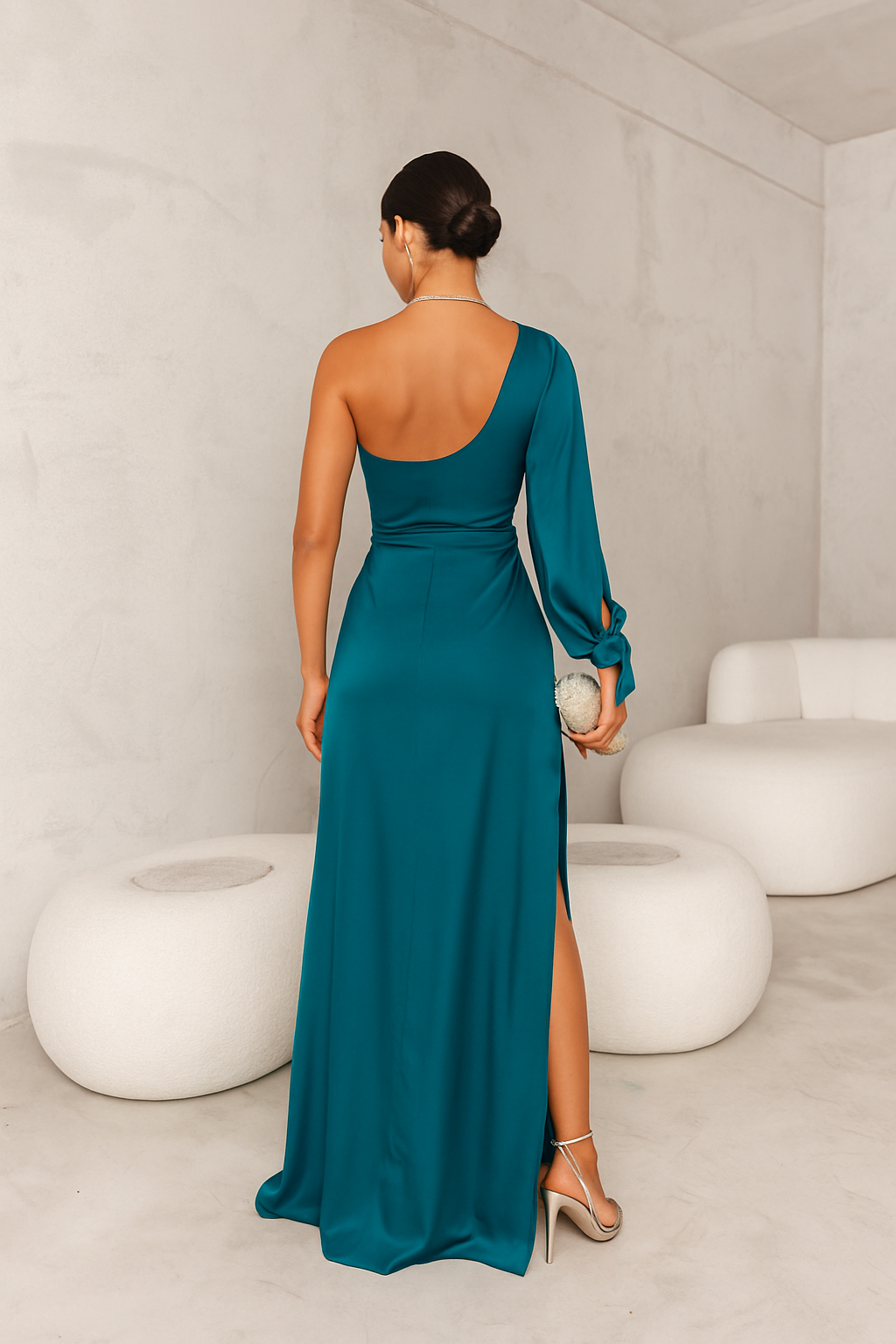 Rilynn | Elegant One-Shoulder Dress Evening Dresses