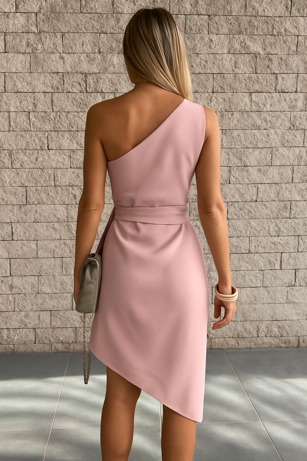 Harlie | One-Shoulder Wrap Dress