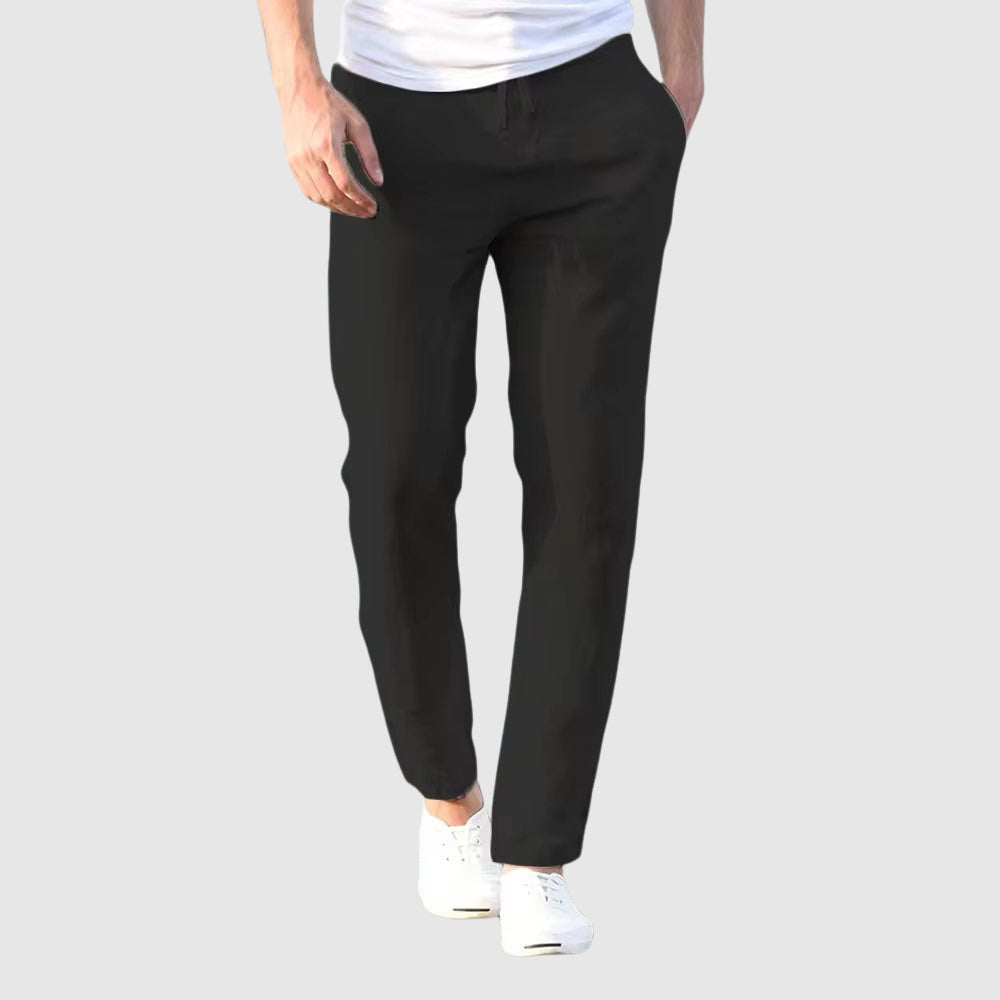 Coastal Ease Linen Trousers