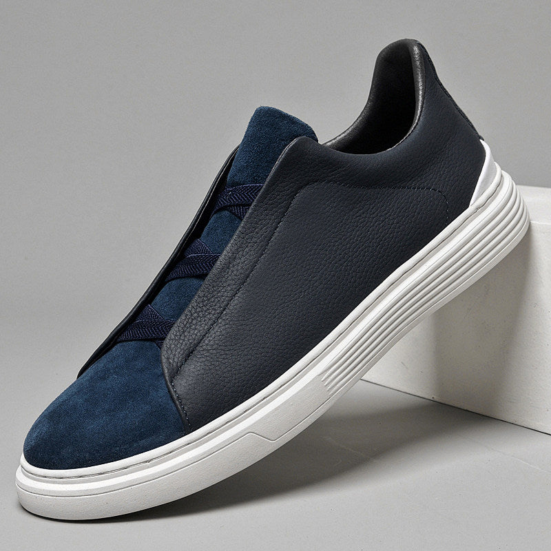 Adriano Leather Suede Sneakers