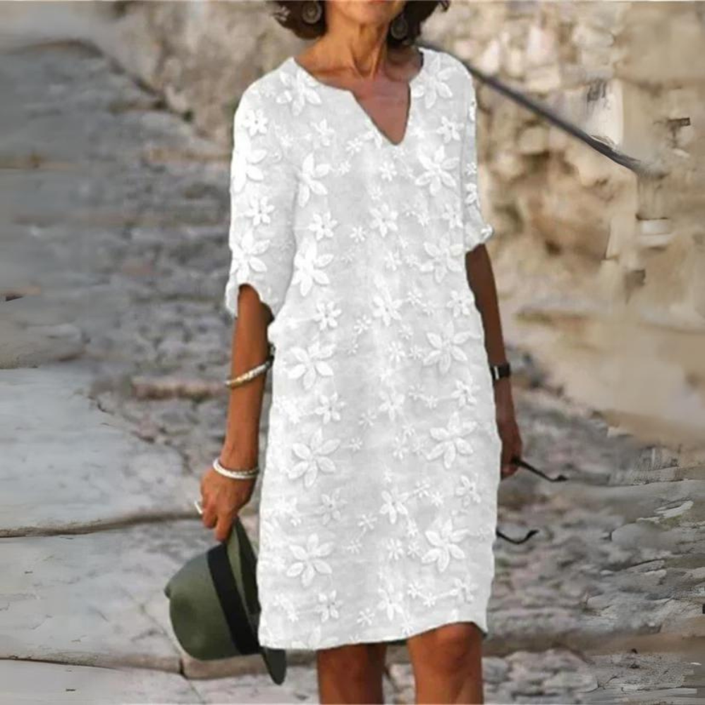 Fiorina | Elegant Comfortable Floral Dress