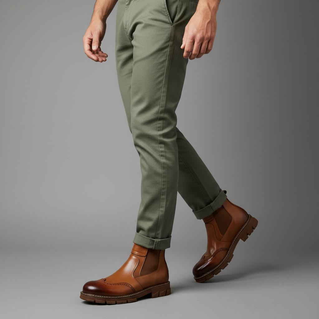 Firenze Leather Chelsea Boots